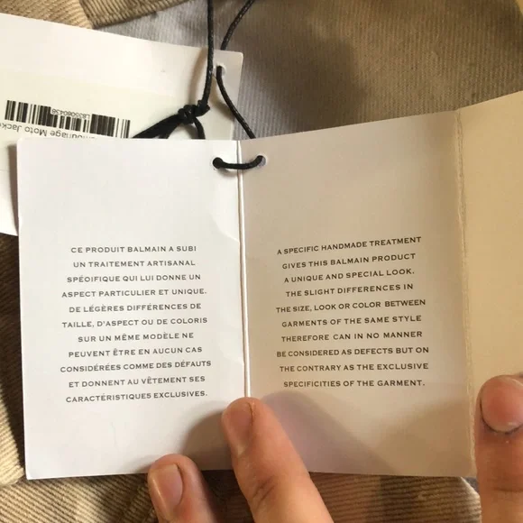 Womens Balmain camo moto jacket - Picture 4 of 7